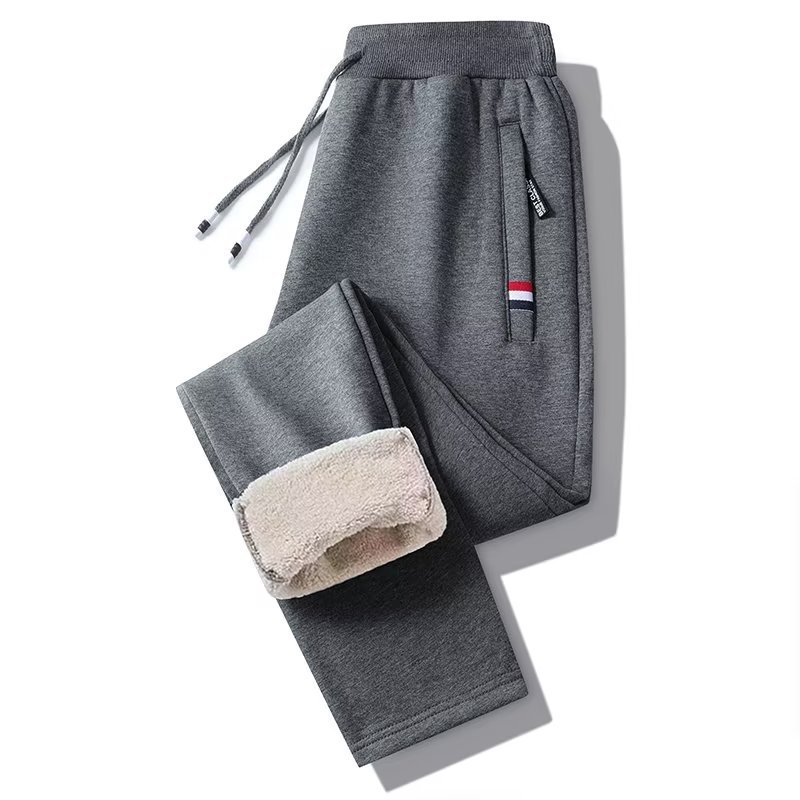 深灰-红标羊羔绒【直筒】