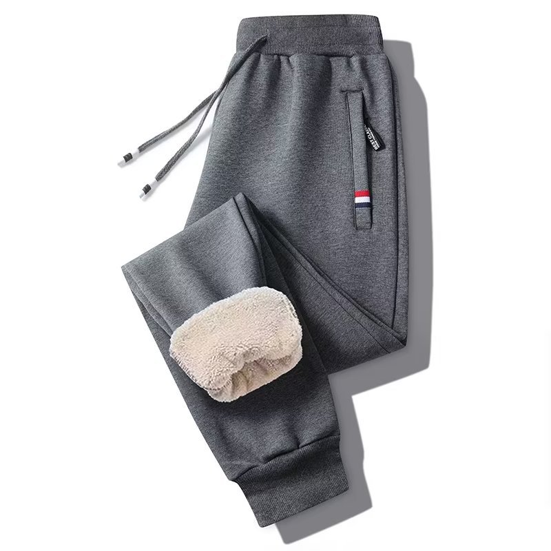 深灰-红标羊羔绒【束脚】