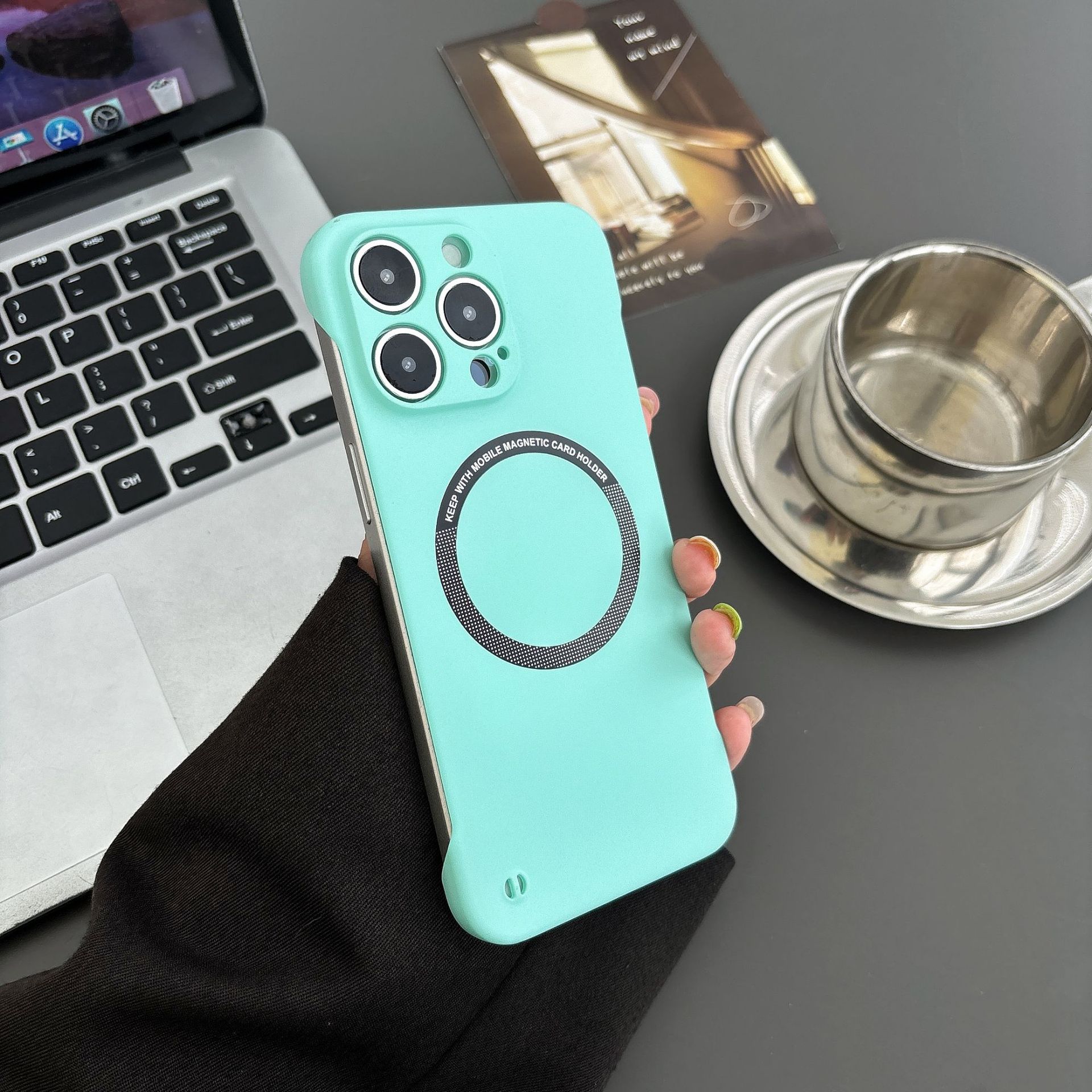 超薄无边框（天蓝色）